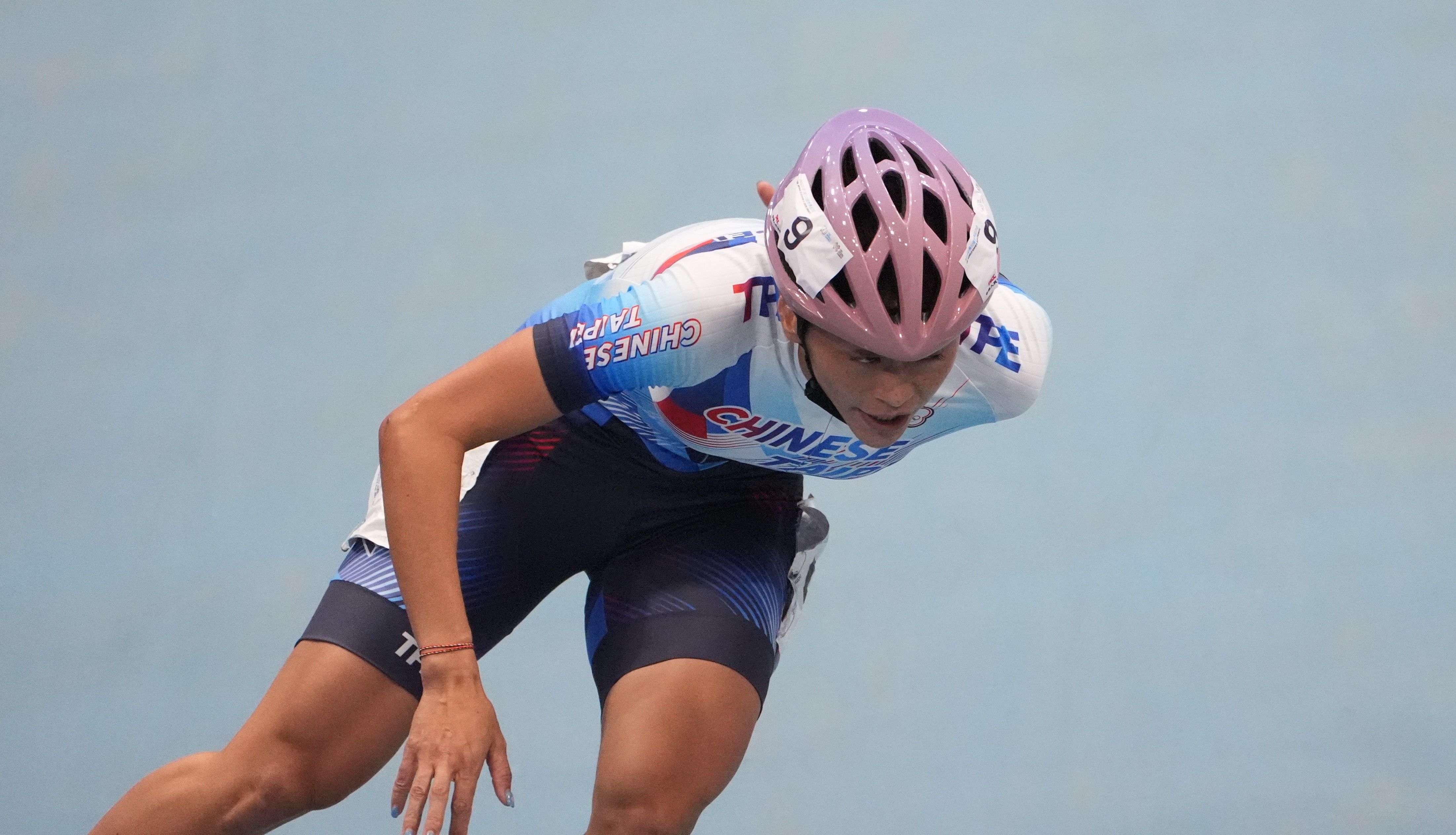 ▲▼台灣競速滑輪好手劉懿萱。(圖/中華奧會提供)