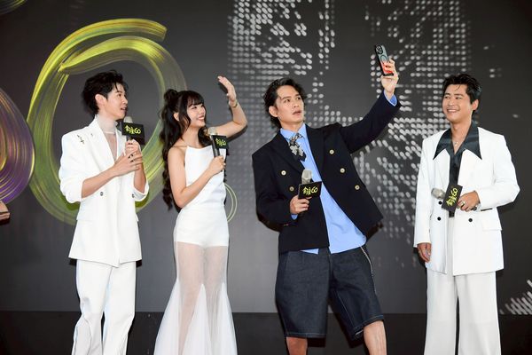 ▲夏和熙(左起)、木木、黃鐙輝與黃迪揚,將在金鐘星光大道主持。(圖/三立提供)