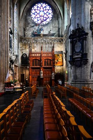 ▲▼【布魯塞爾必訪區域】藝術之丘、小薩布隆廣場、薩布隆聖母教堂。(圖/部落客travel with leo授權提供)