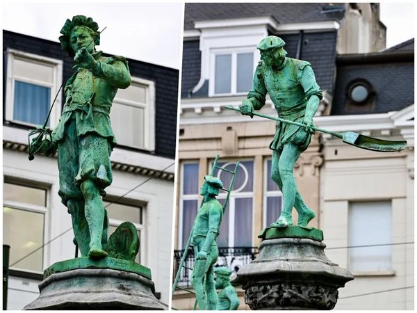 ▲▼【布魯塞爾必訪區域】藝術之丘、小薩布隆廣場、薩布隆聖母教堂。(圖/部落客travel with leo授權提供)