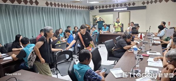 ▲▼颱風過境後統計,累積雨量約218.5毫米,為堰塞湖帶來約967萬噸蓄水量。(圖/花蓮分署提供,下同)