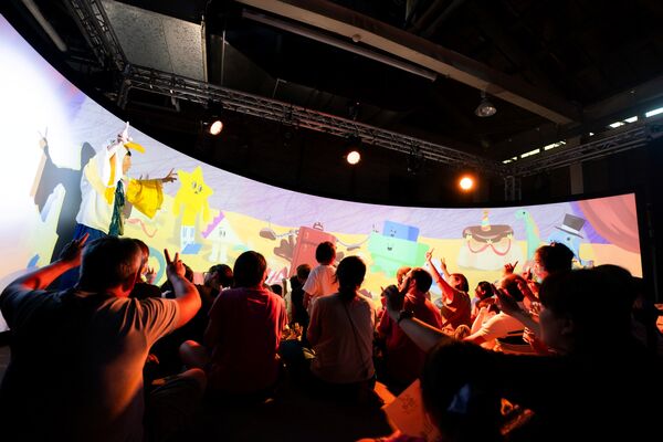 ▲小公視主辦的第二屆「口袋影展」在華山登場。(圖/移動故事屋提供)