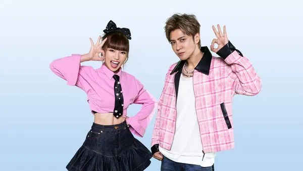 ▲▼《綜藝OK啦》主持人羅志祥、何美。(圖/中天綜合台提供)