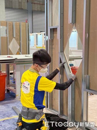 ▲劉宇恩為亞洲技能競賽備戰,日練14小時,誓言登上國際舞台奪牌。(記者林東良翻攝,下同)