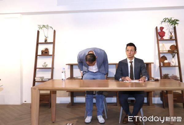 ▲▼抖音網紅「安哥碎碎念」潘俊安記者會 。(圖/記者徐文彬攝)