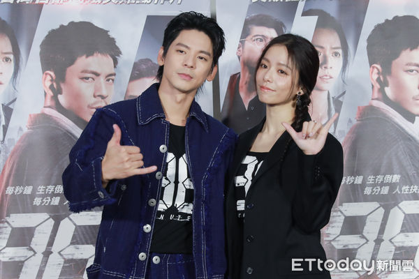 ▲▼《96分鐘》媒體試片聯訪-林柏宏、宋芸樺。(圖/記者周宸亘攝)