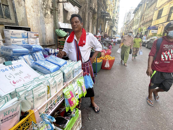 ▲▼緬甸仰光街頭。(圖/達志影像/美聯社)