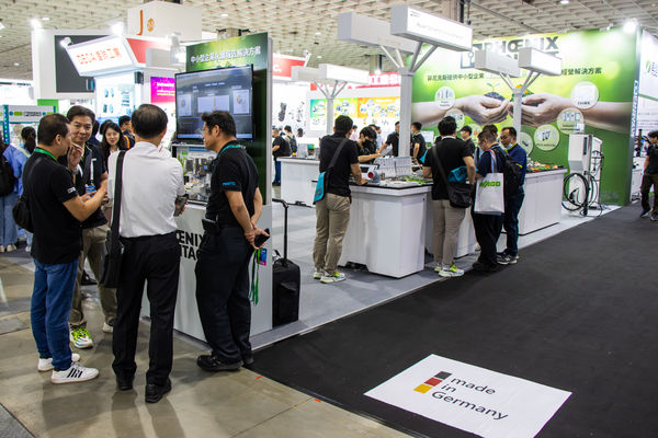 ▲今年德國館集結18家知名德商,規模擴大至58個攤位(522㎡),較去年成長約16%,並為全展唯一的國家館。(圖/德經處提供)