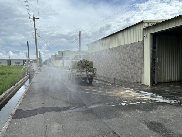 ▲彰化鹿港鵪鶉場感染禽流感全部撲殺清消。(圖/彰化動物防疫所提供)