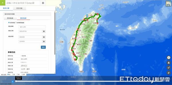 ▲▼環保局指出,透過GPS即時監控系統若發現異常軌跡將進一步安排現場稽查,嚴防非法棄置確保廢棄物流向合法透明。(圖/花蓮縣政府提供,下同)