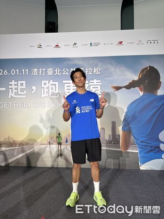 ▲修杰楷擔任渣打臺北公益馬拉松代言人。(圖/記者黃庠棻攝)