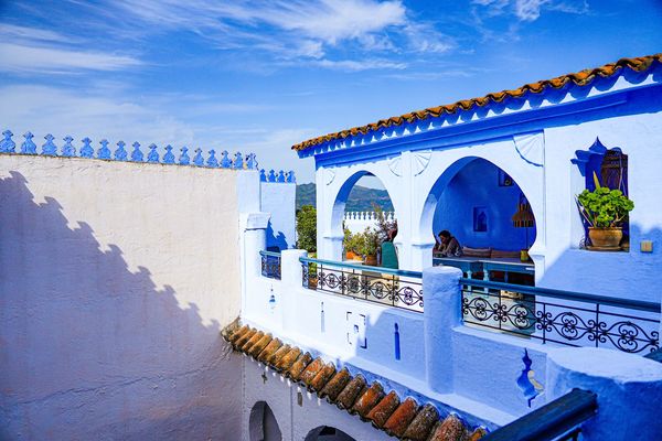 ▲▼舍夫沙萬(Chefchaouen)。(圖/部落客混血珊莎的奇幻旅程授權提供)