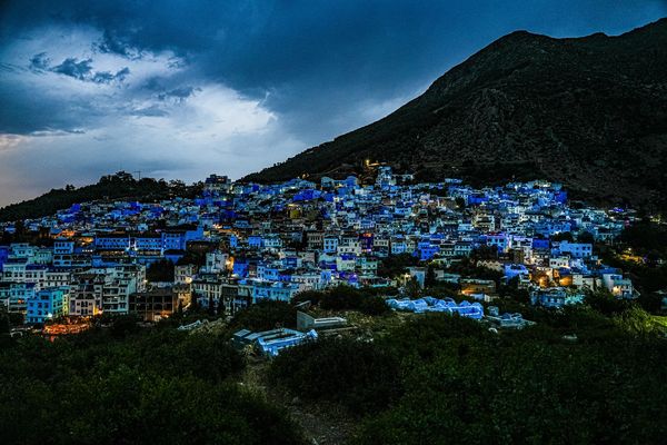▲▼舍夫沙萬(Chefchaouen)。(圖/部落客混血珊莎的奇幻旅程授權提供)