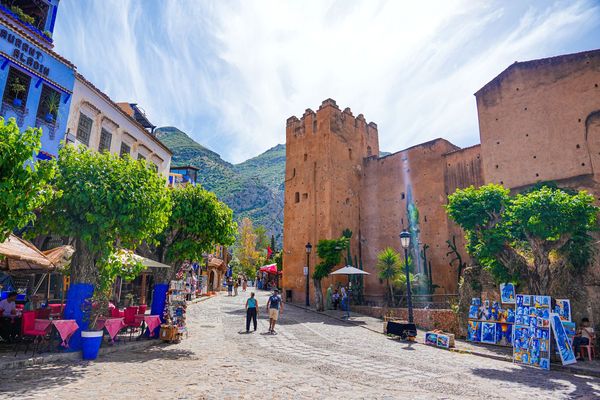 ▲▼舍夫沙萬(Chefchaouen)。(圖/部落客混血珊莎的奇幻旅程授權提供)