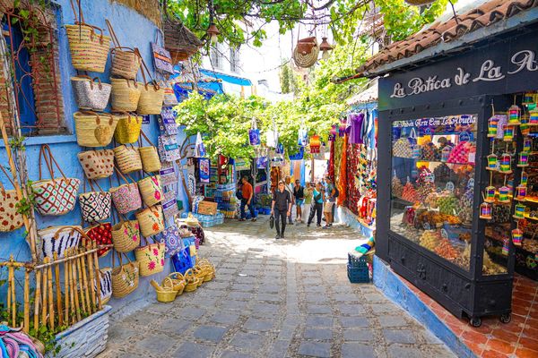 ▲▼舍夫沙萬(Chefchaouen)。(圖/部落客混血珊莎的奇幻旅程授權提供)