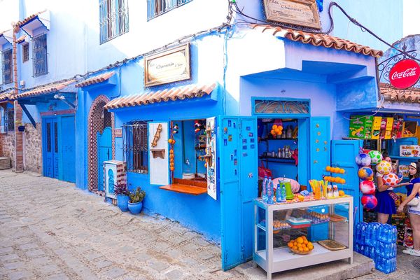 ▲▼舍夫沙萬(Chefchaouen)。(圖/部落客混血珊莎的奇幻旅程授權提供)