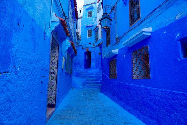 ▲▼舍夫沙萬(Chefchaouen)。(圖/部落客混血珊莎的奇幻旅程授權提供)