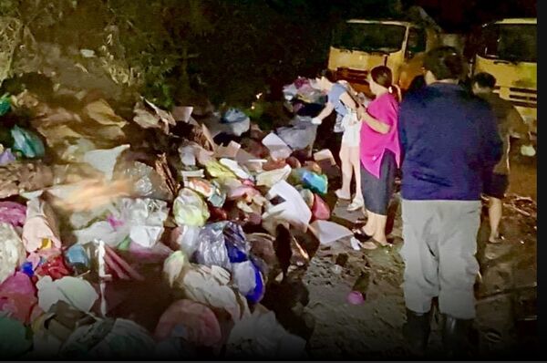 ▲彰化溪湖鎮清潔隊為阿嬤找回金飾及寶石。(圖/溪湖清潔隊提供)