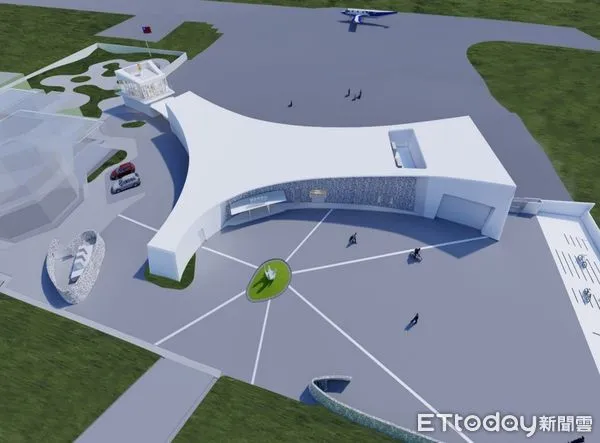 ▲▼望安機場改建示意圖。(圖/民航局提供)