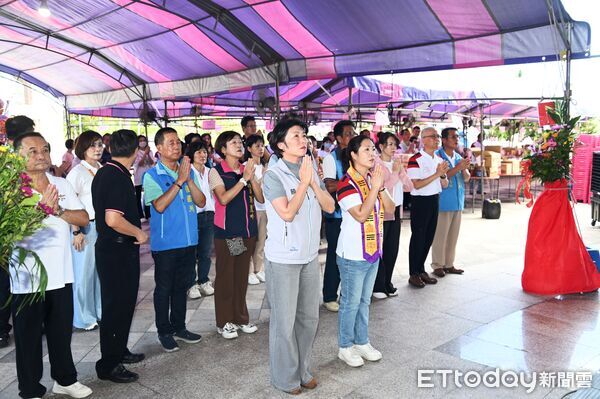 ▲台東縣議會舉辦中元普度祈福法會。(圖/記者楊晨東翻攝)
