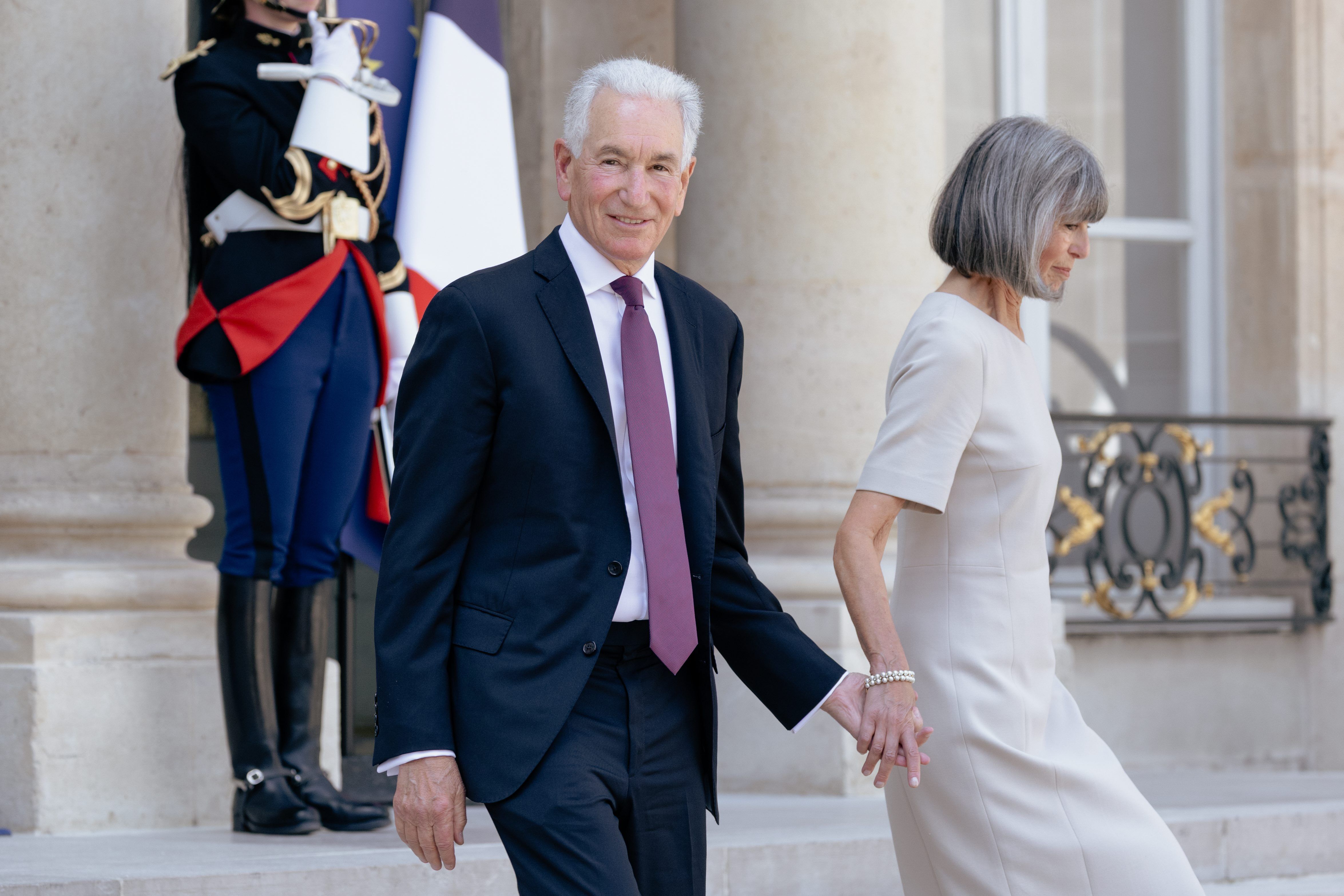 ▲▼美國駐法大使查爾斯.庫許納(Charles Kushner)與其妻子塞里爾(Seryl Kushner)。(圖/達志影像/newscom)