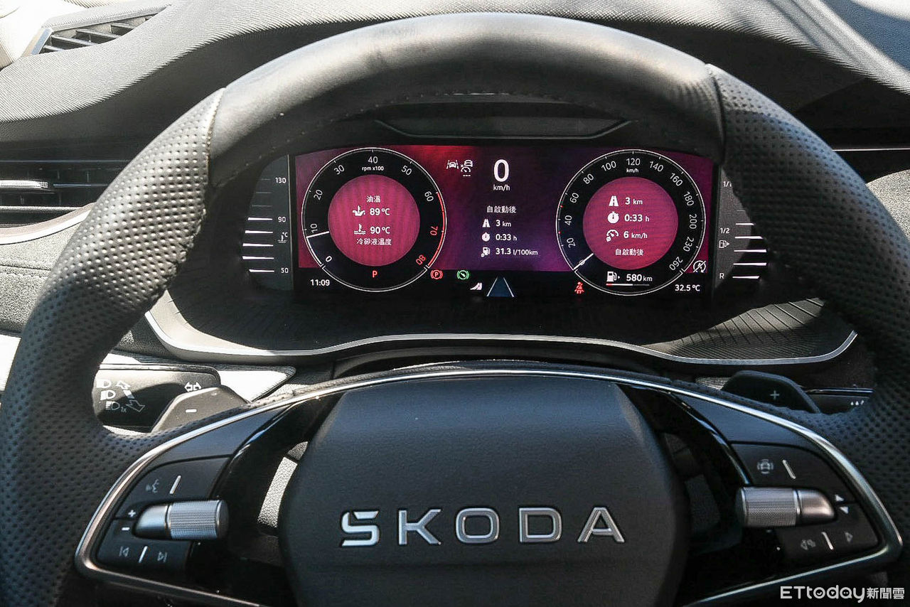 ▲Octavia Combi 4x4四驅更穩,展現比前驅RS截然不同的個性。(圖/記者徐煜展攝)