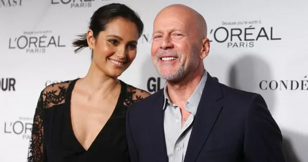 布魯斯威利(右)罹患額顳葉型失智症已逾三年。(圖/達志/美聯社)