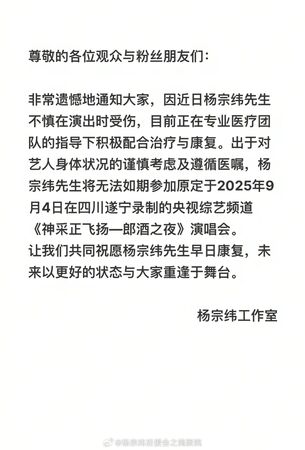 ▲▼楊宗緯。(圖/翻攝自微博/杨宗纬后援会之鸽聚院)