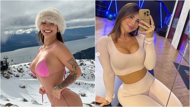 ▲▼-5℃雪山脫了!辣模嗨拍美照 下秒「屁股沒知覺」緊急送醫。(圖/翻攝IG@karolrosalin)