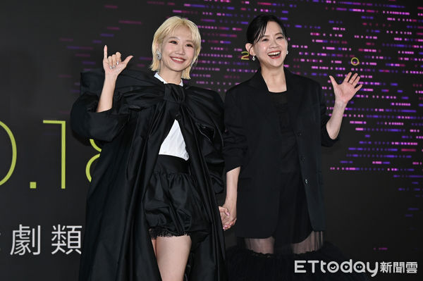 ▲▼第60屆金鐘獎戲劇及節目類典禮主持人Lulu黃路梓茵跟曾寶儀發布記者會。(圖/記者李毓康攝)