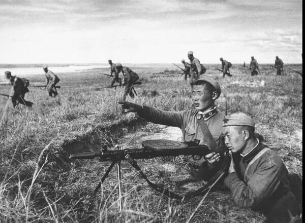 ▲諾門罕戰役裡的蒙古士兵。(圖/公共版權照片)