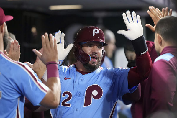 ▲費城人重砲舒瓦伯(Kyle Schwarber)。(圖/達志影像/美聯社)