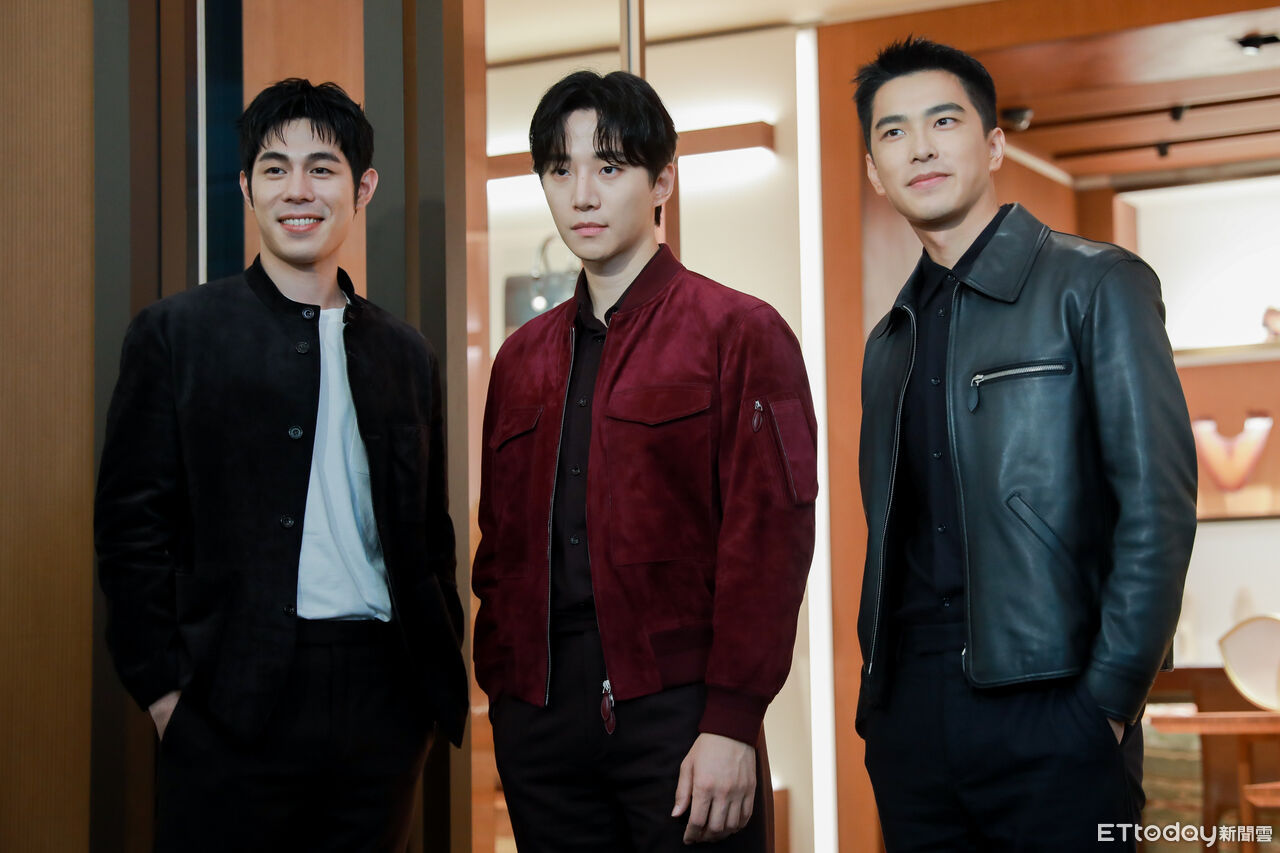 ▲▼Berluti台北101精品店開幕典禮暨慶祝派對-詹懷雲,李俊昊,曾敬驊。(圖/記者周宸亘攝)