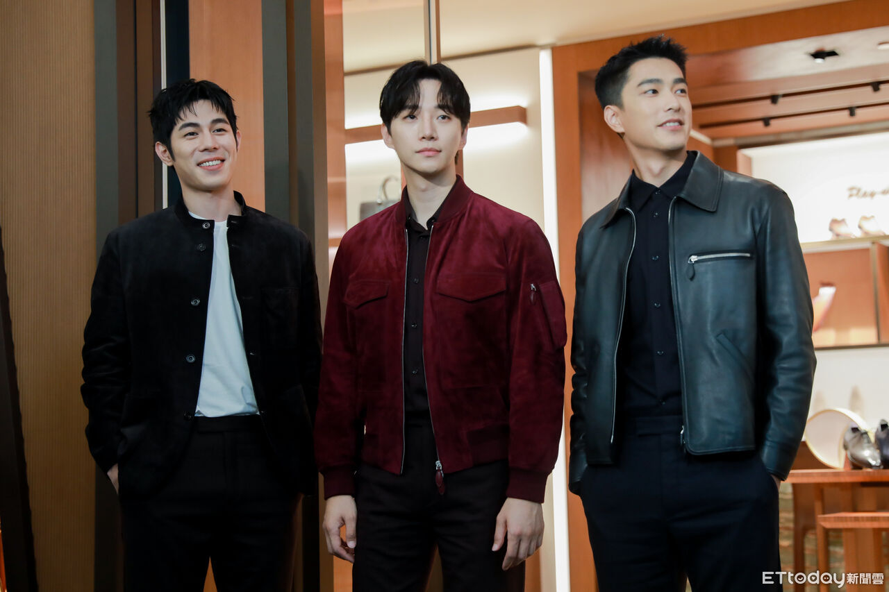 ▲▼Berluti台北101精品店開幕典禮暨慶祝派對-詹懷雲,李俊昊,曾敬驊。(圖/記者周宸亘攝)