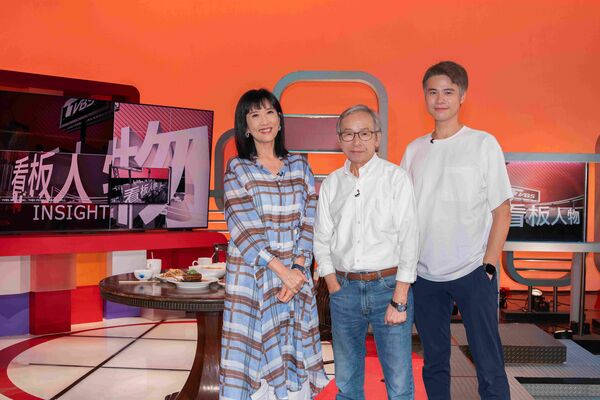 ▲吳念真(左)與愛兒吳定謙 。(圖/TVBS)