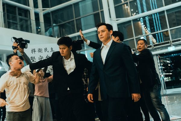 ▲《零日攻擊》水川麻美、張洛偍、段鈞豪、倪安東。(圖/牽猴子提供)