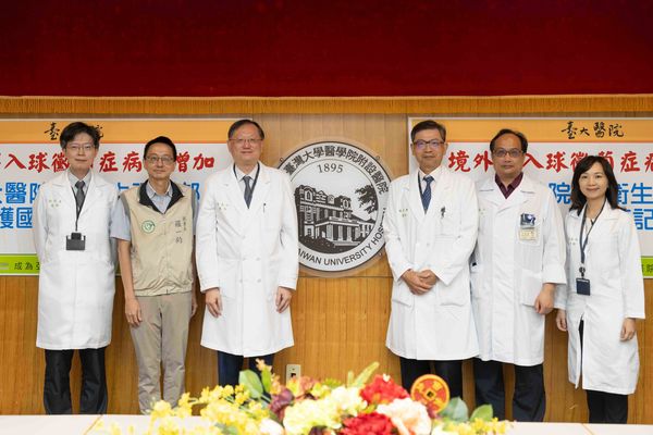 ▲▼台大醫院示警境外移入球黴菌增加。(圖/台大醫院提供)