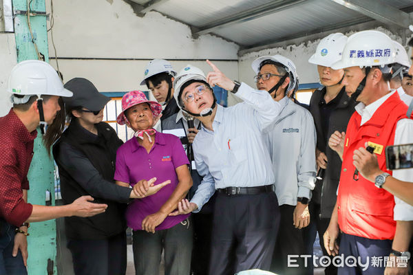 ▲▼ 行政院長視察嘉義災後復原情形 。(圖/嘉義縣政府提供)