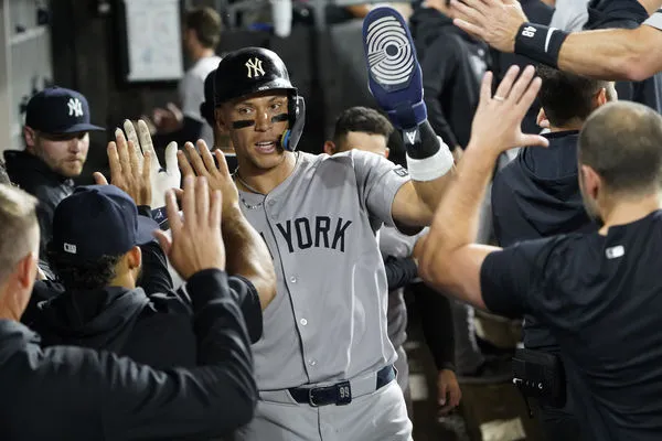 ▲賈吉夯第42轟、貝林傑延長賽關鍵安打 洋基豪取7連勝氣勢如虹。(圖/達志影像/美聯社)