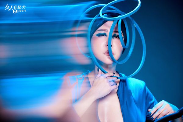 ▲▼ 藍心湄拍攝《女人我最大》9月封面。(圖/TVBS提供)