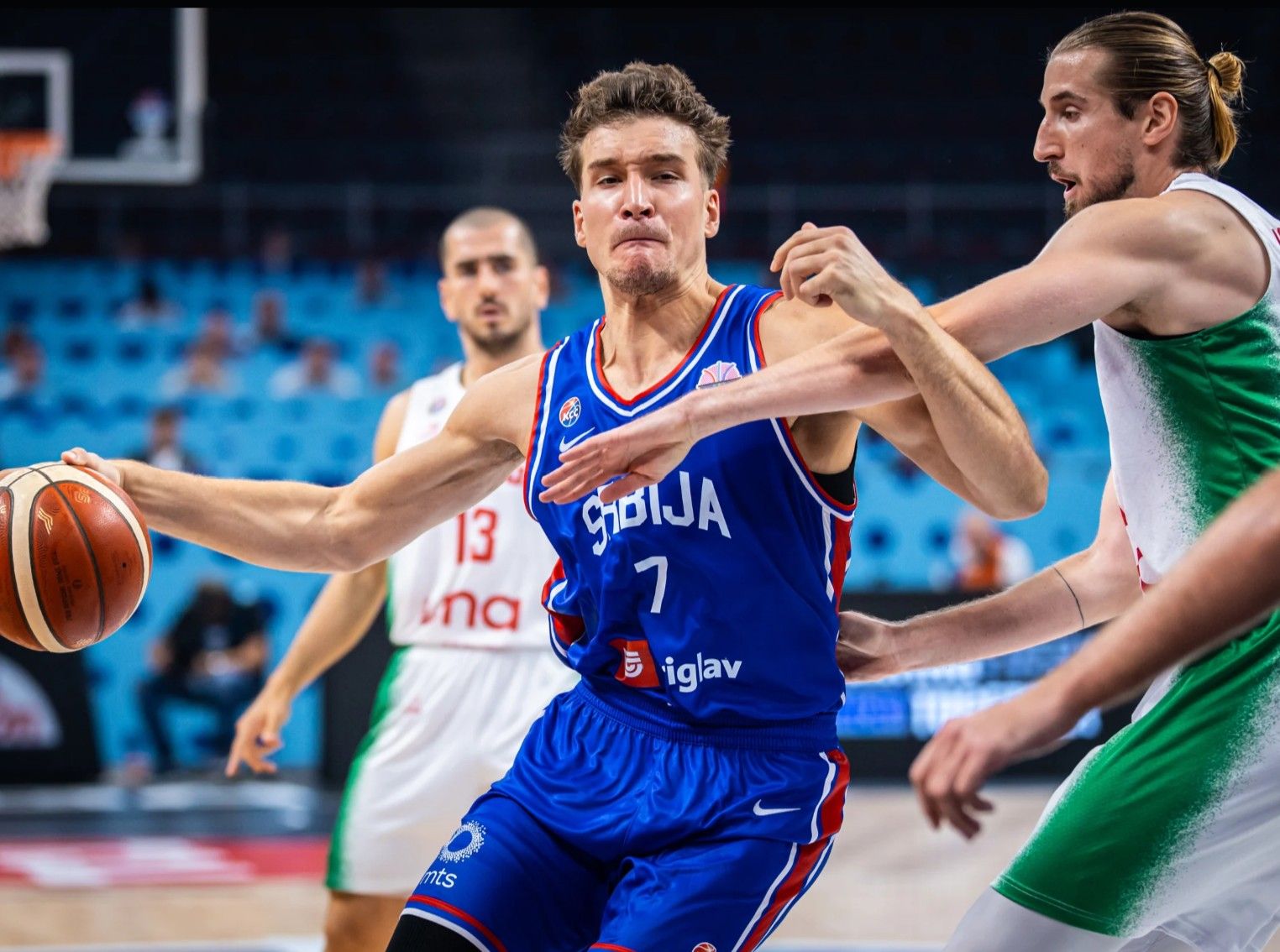 ▲▼塞爾維亞隊長波格丹諾維奇歐錦賽報銷;當家一哥約基奇。(圖/翻攝自FIBA官網)