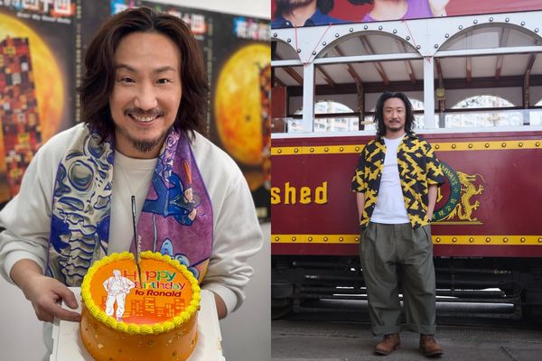 ▲▼鄭中基拍動作戲「褲子全是血」:那位置不會擦傷。(圖/翻攝自Instagram/tinyeyes39)