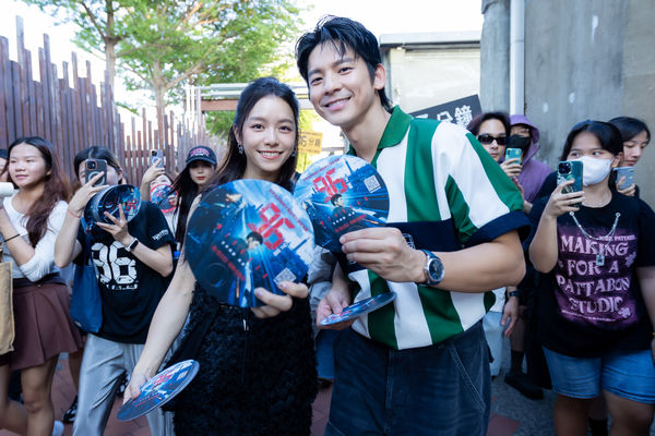 ▲《96分鐘》將於9月5日全台上映,林柏宏、宋芸樺勤跑宣傳。(圖/華影國際提供)