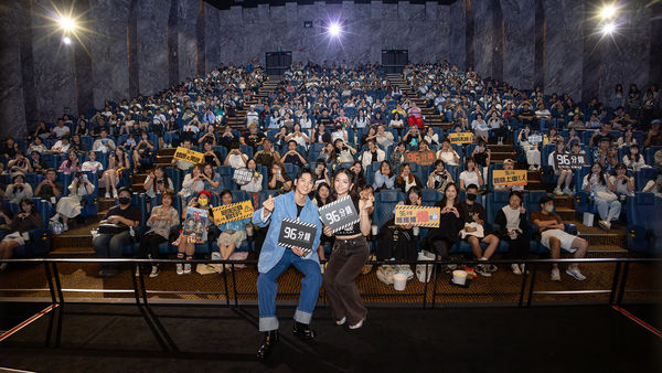 ▲《96分鐘》將於9月5日全台上映,林柏宏、宋芸樺勤跑宣傳。(圖/華影國際提供)