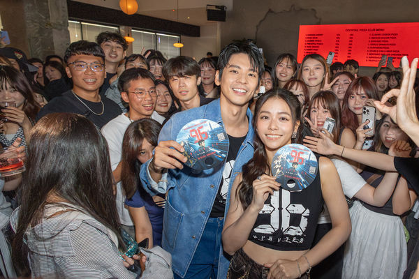 ▲《96分鐘》將於9月5日全台上映,林柏宏、宋芸樺勤跑宣傳。(圖/華影國際提供)