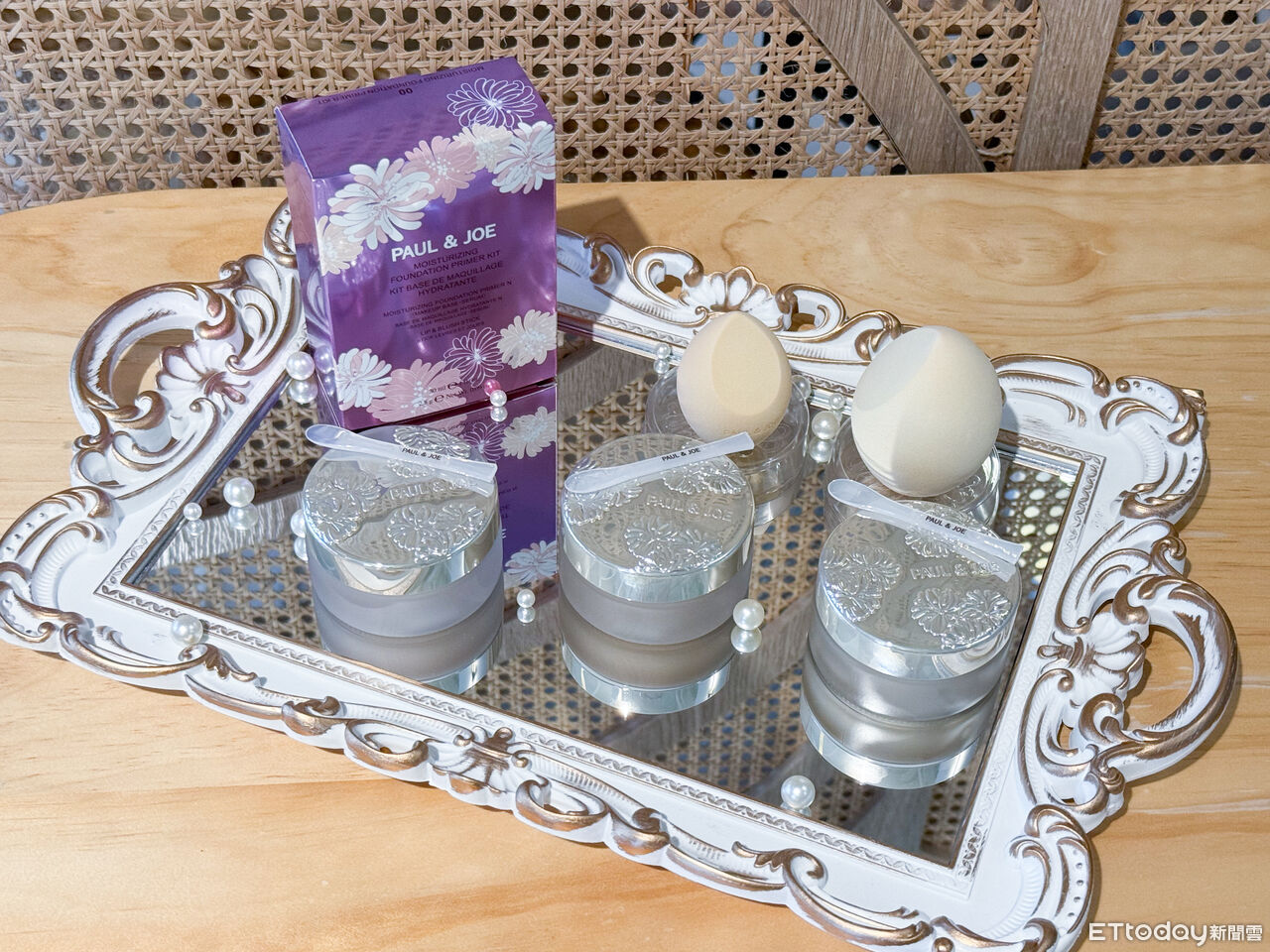 克蘭詩,PAUL & JOE,RMK,彩妝,粉底液,試開箱,。(圖/記者李薇攝)