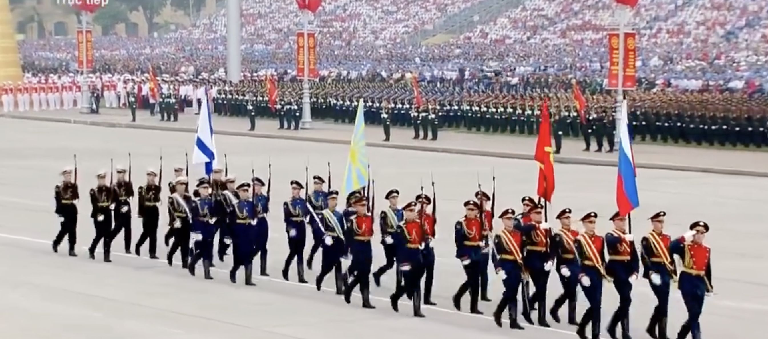 ▲越南「九二閱兵」。(圖/翻攝微博)