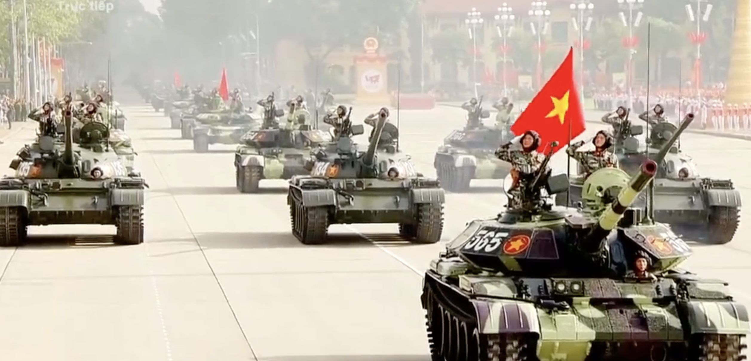▲越南「九二閱兵」。(圖/翻攝微博)