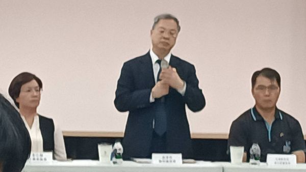 ▲經濟部長龔明鑫到彰化與水五金產業座談。(圖/記者唐詠絮攝,以下同)