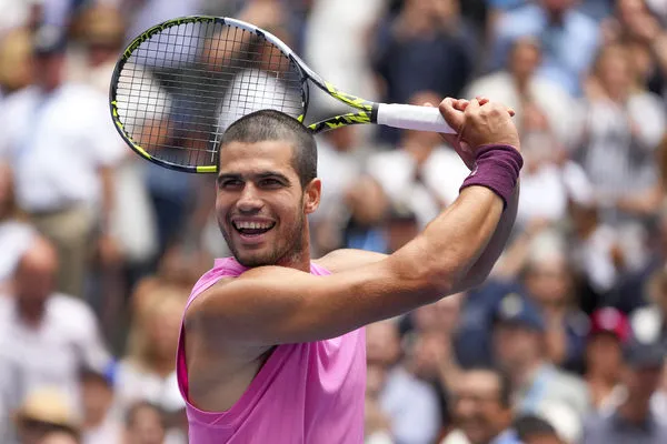 ▲▼西班牙「小蠻牛」艾卡拉茲1盤未失挺進美網男單4強。(圖/達志影像/美聯社)